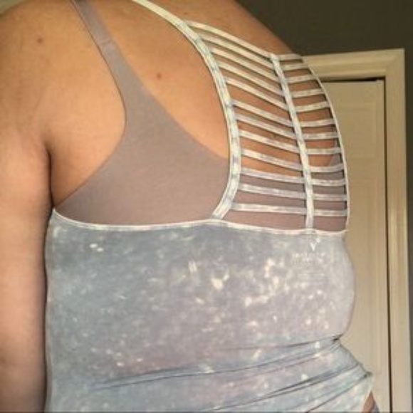 American Eagle Light Blue Acid Wash Bodysuit - Picture 5 of 5